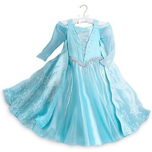 Disney Store Elsa Frozen Dress with Cape Light Up Costume (Limited Edition)